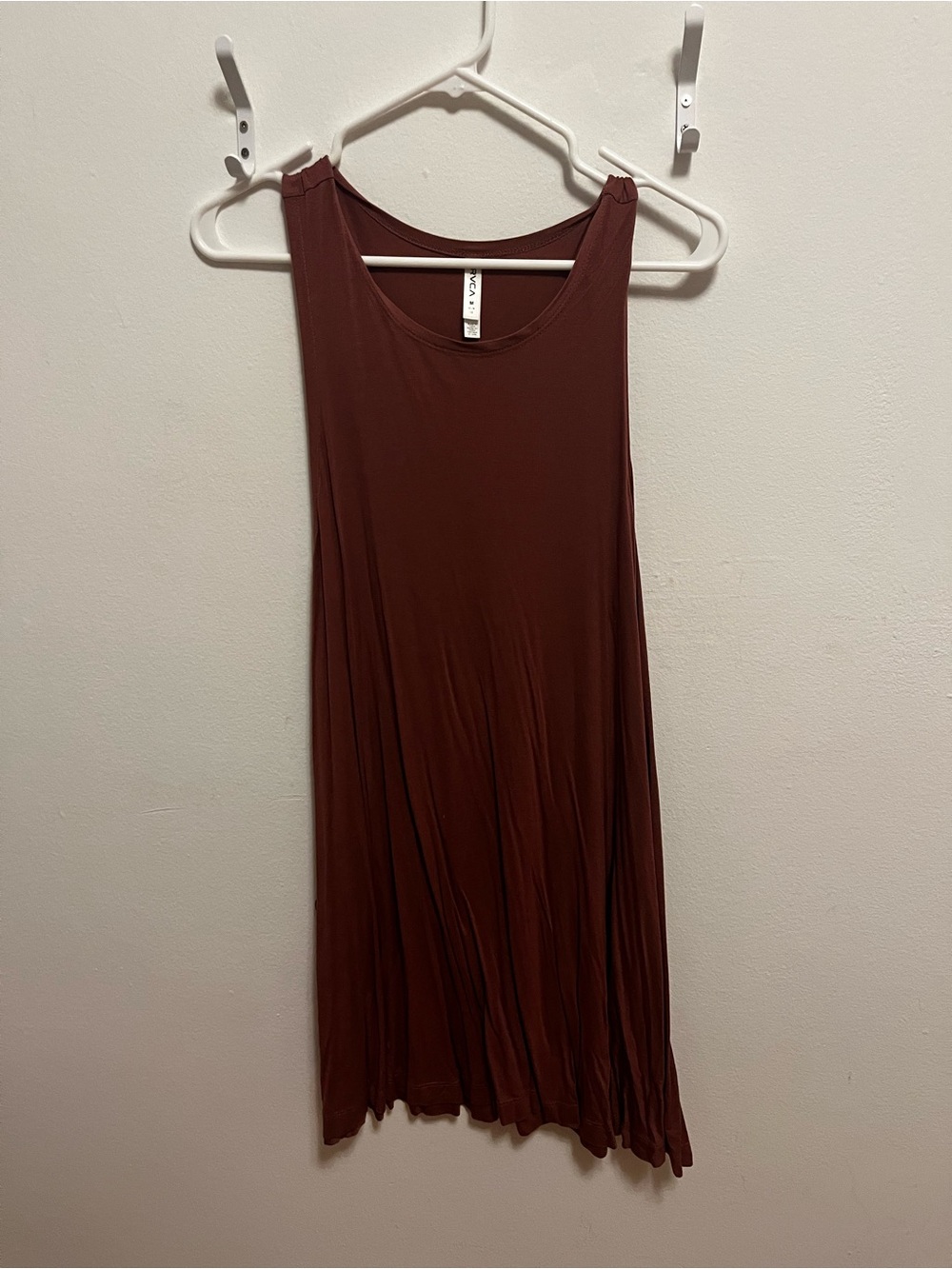 Sleeveless Salmon Swing Dress